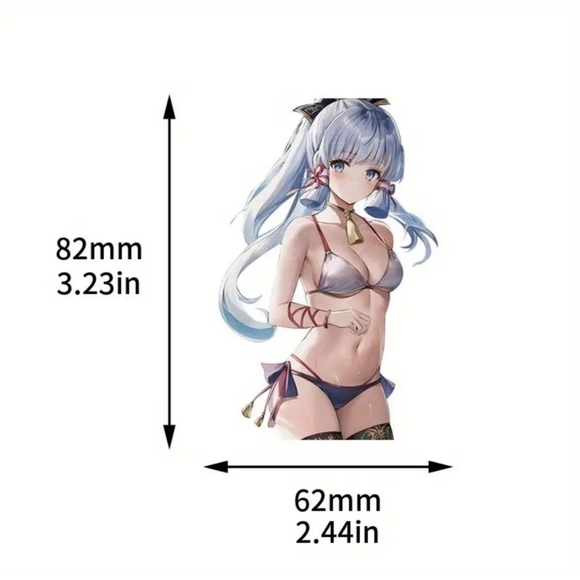 Sticker – Genshin Impact – Ayaka Let’s Go For A Swim – Waterproof Vinyl – 3/$20 - Picture 3 of 7